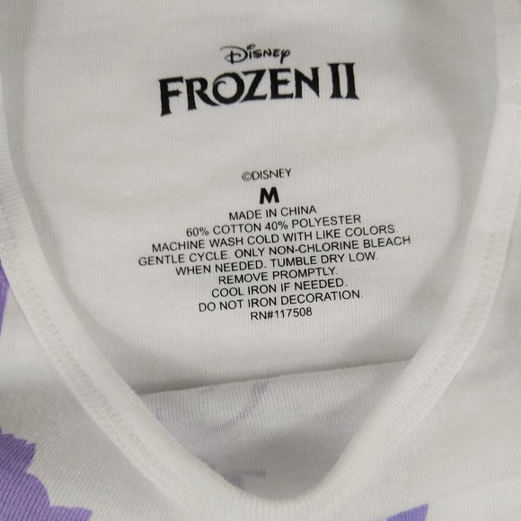 New Frozen Anna Crop Top T-Shirt - Picture 3 of 7
